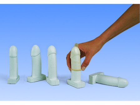 Condoomtrainer standaard styrofoam