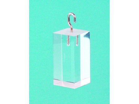 Massa blokje perspex
