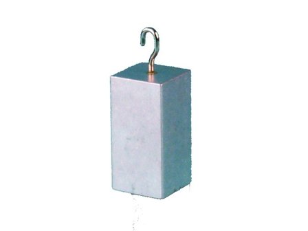 Massa blokje aluminium