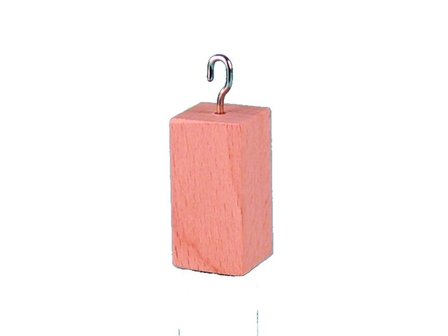 Massa blokje hout