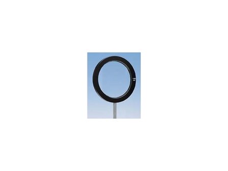 Lens in houder, f = 200 mm