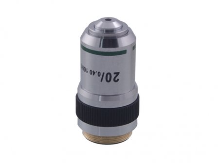 Objectief 20x, achromatisch