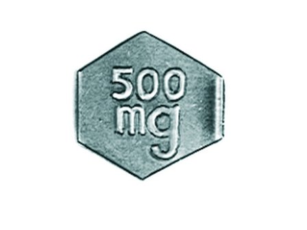 Massastuk aluminium 500 mg
