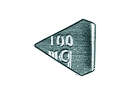 Massastuk aluminium 100 mg