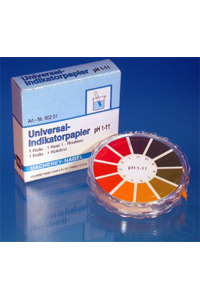 Indicatorpapier pH 1 - 11, rol