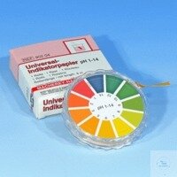 Indicatorpapier pH 1 - 14, rol
