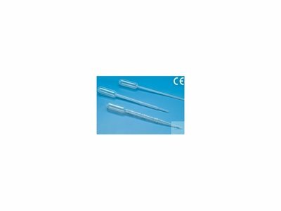 Pasteurpipet 2 ml LDPE met balg, 500 stuks