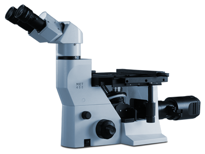 MET400 trinocular metallurgical microscoop