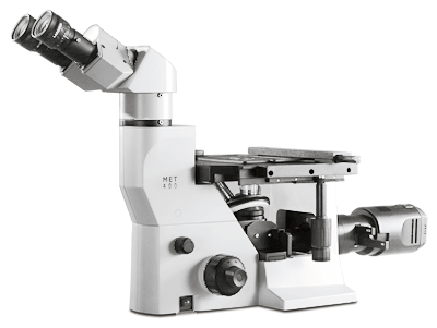 MET400 trinocular metallurgical microscoop