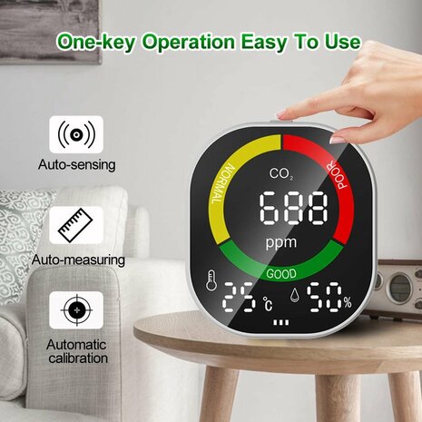 CO2 meter 3 in 1