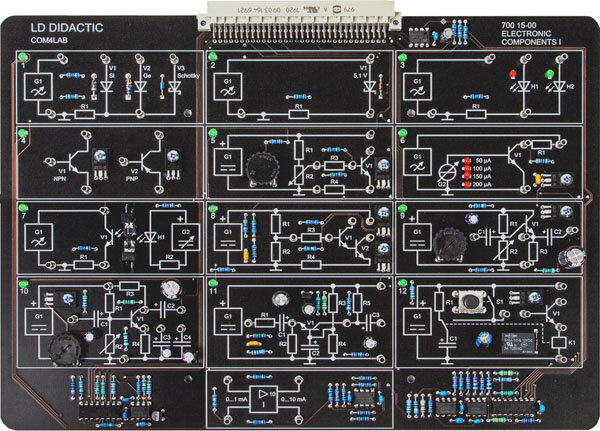 COM4LAB Electronic Components I experimenteerbord