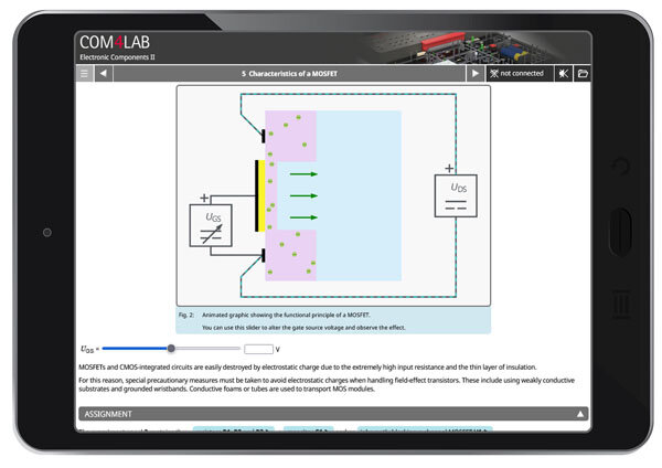 COM4LAB Electronic Components II cursus