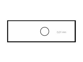 Objectmicrometer 1 mm/ 0,01 mm