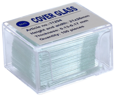 Dekglaasjes BMS helderwit, 21 x 26 mm, 0,13 - 0,17 mm