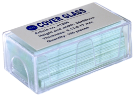 Helderwit BMS dekglaasjes 24 x 50 mm, 0,13 - 0,17 mm