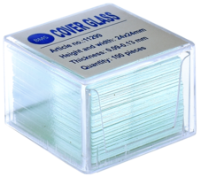 Dekglaasjes BMS helderwit, 24 x 24 mm, 0,09 - 0,13 mm