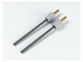 Elektrode staaf kool, set 2 stuks