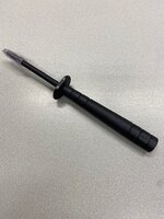 Testpen zwart 140 mm