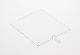 Acrylscherm op steel