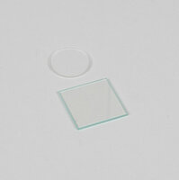 Glasplaat en lens ringen Newton